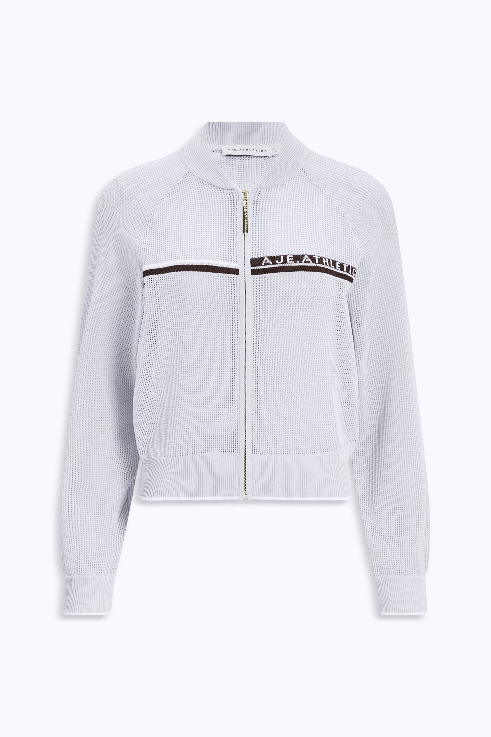 MNAJE300826190239117_2 Aje Contrast Open Knit Jacket - Image 2