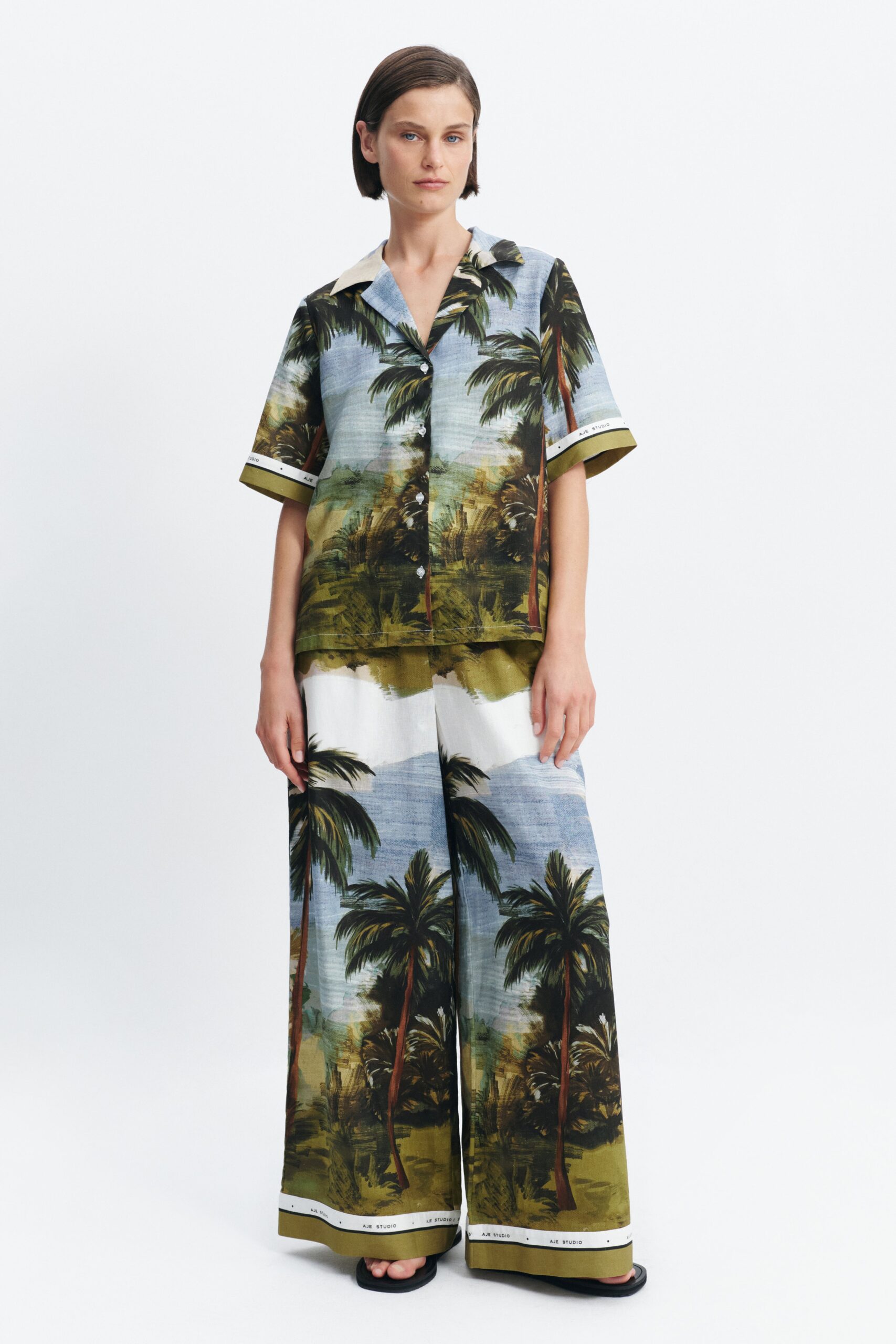Aje Coastal Border Shirt - Image 1