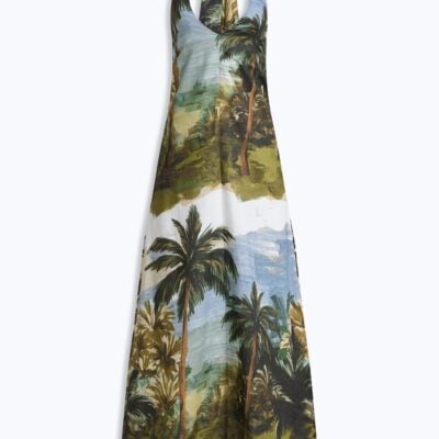 Aje Coastal Border Halter Dress - Image 2