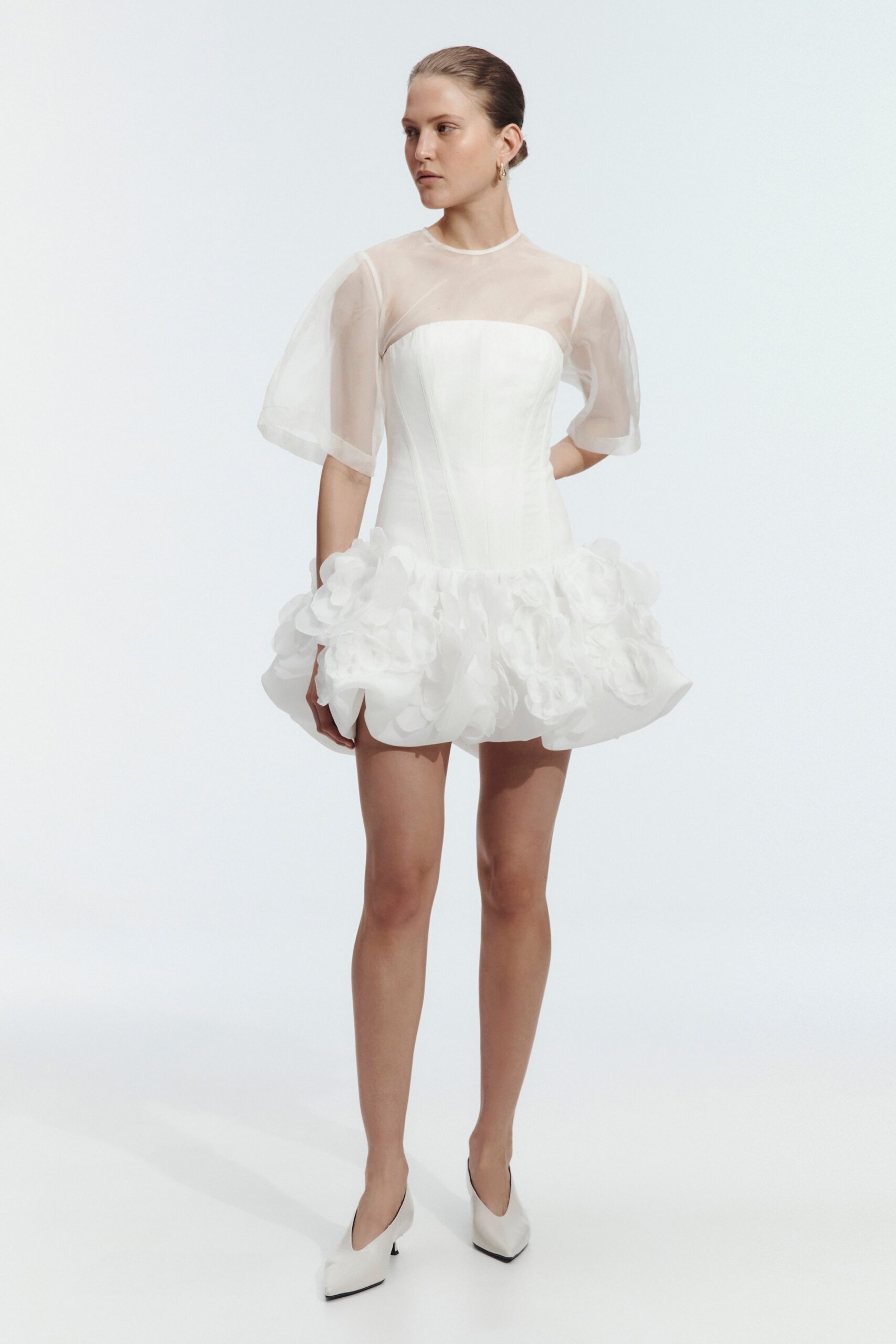 MNAJE300826190239131_3 Aje Cloudscape Mini Dress - Image 3