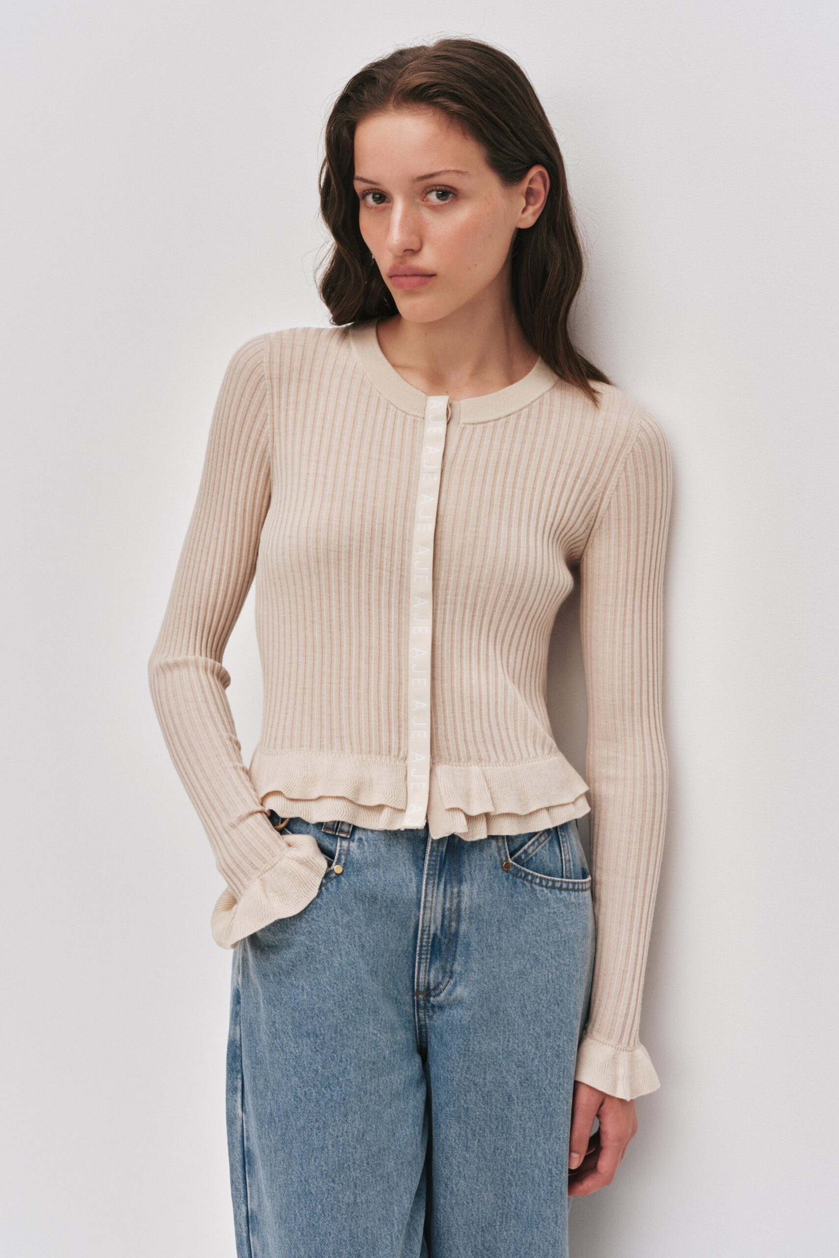 MNAJE300826190239140_3 Aje Classica Cardigan - Image 3