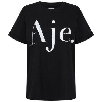 Aje Classic Embellished Logo Tee - Image 2