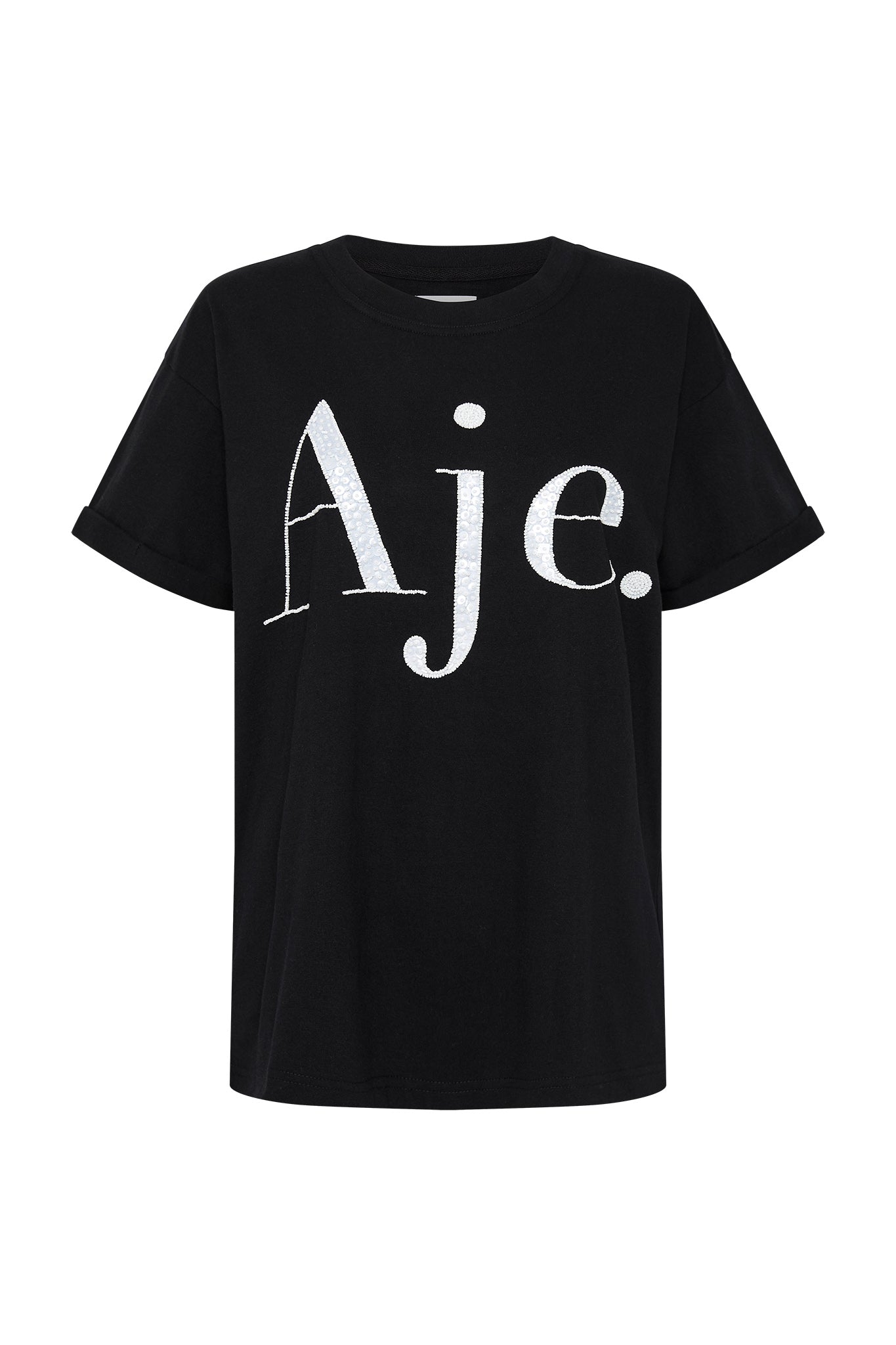 MNAJE300826190239141_2 Aje Classic Embellished Logo Tee - Image 2
