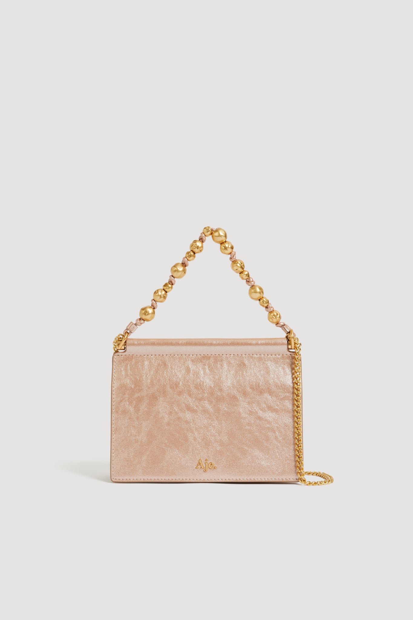 Aje Cece Metallic Clutch - Image 1