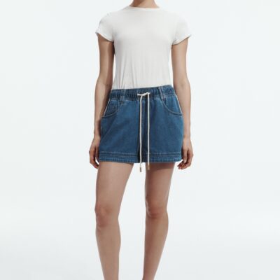 Aje Caserta Denim Short - Image 1
