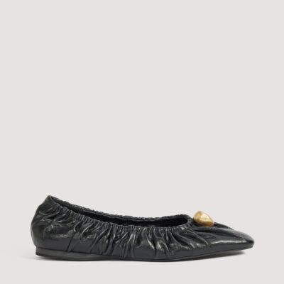 Aje Carmena Ruched Ballet Flat - Image 1