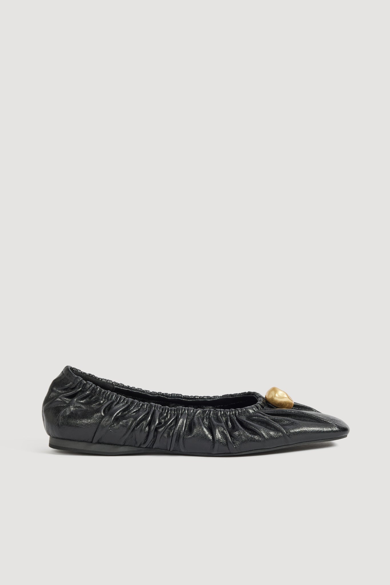 Aje Carmena Ruched Ballet Flat - Image 1