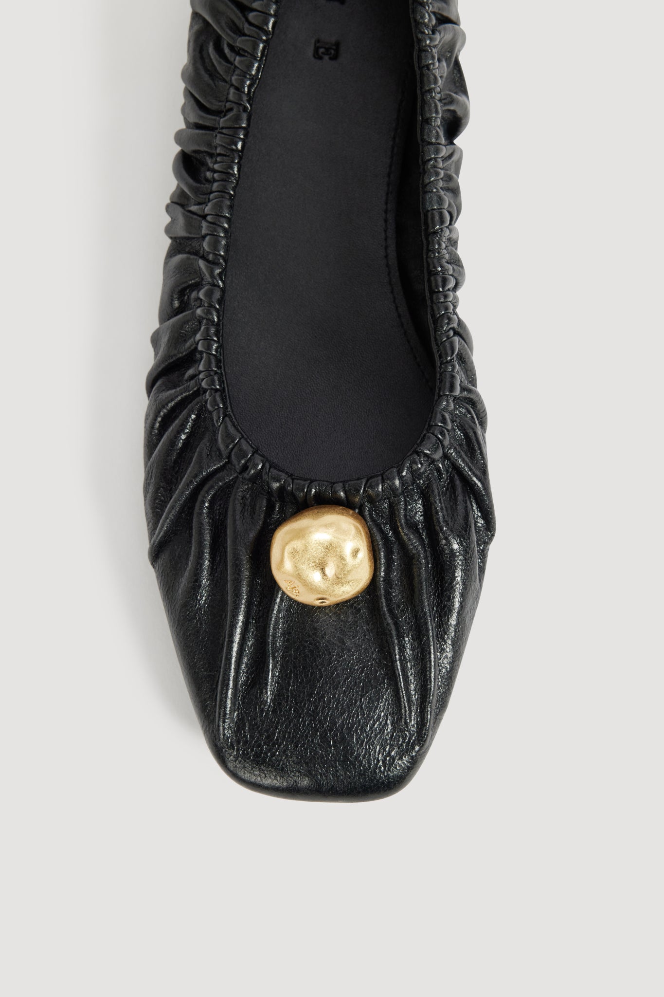 MNAJE300826190239158_3 Aje Carmena Ruched Ballet Flat - Image 3