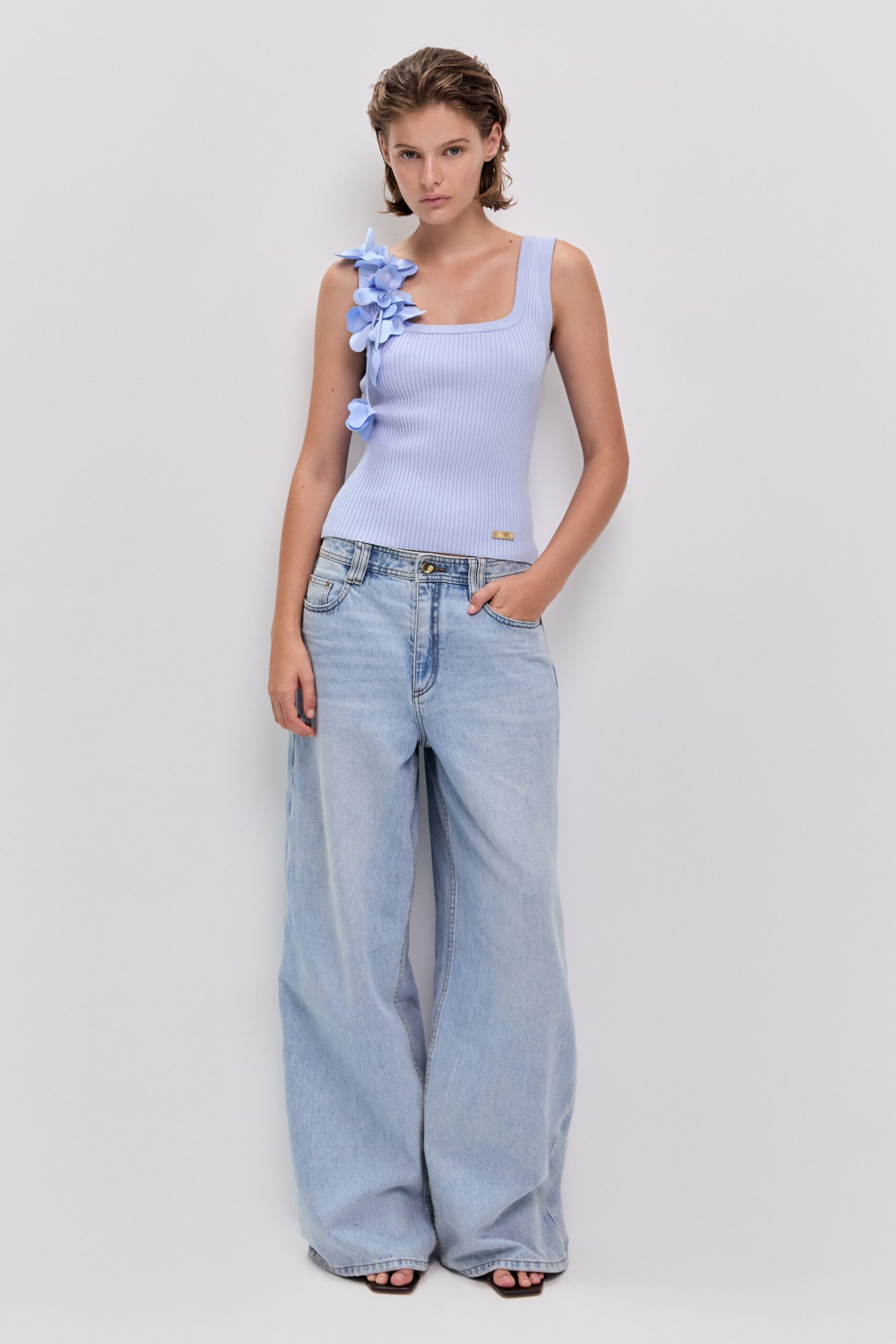 Aje Camille Flower Tank - Image 1