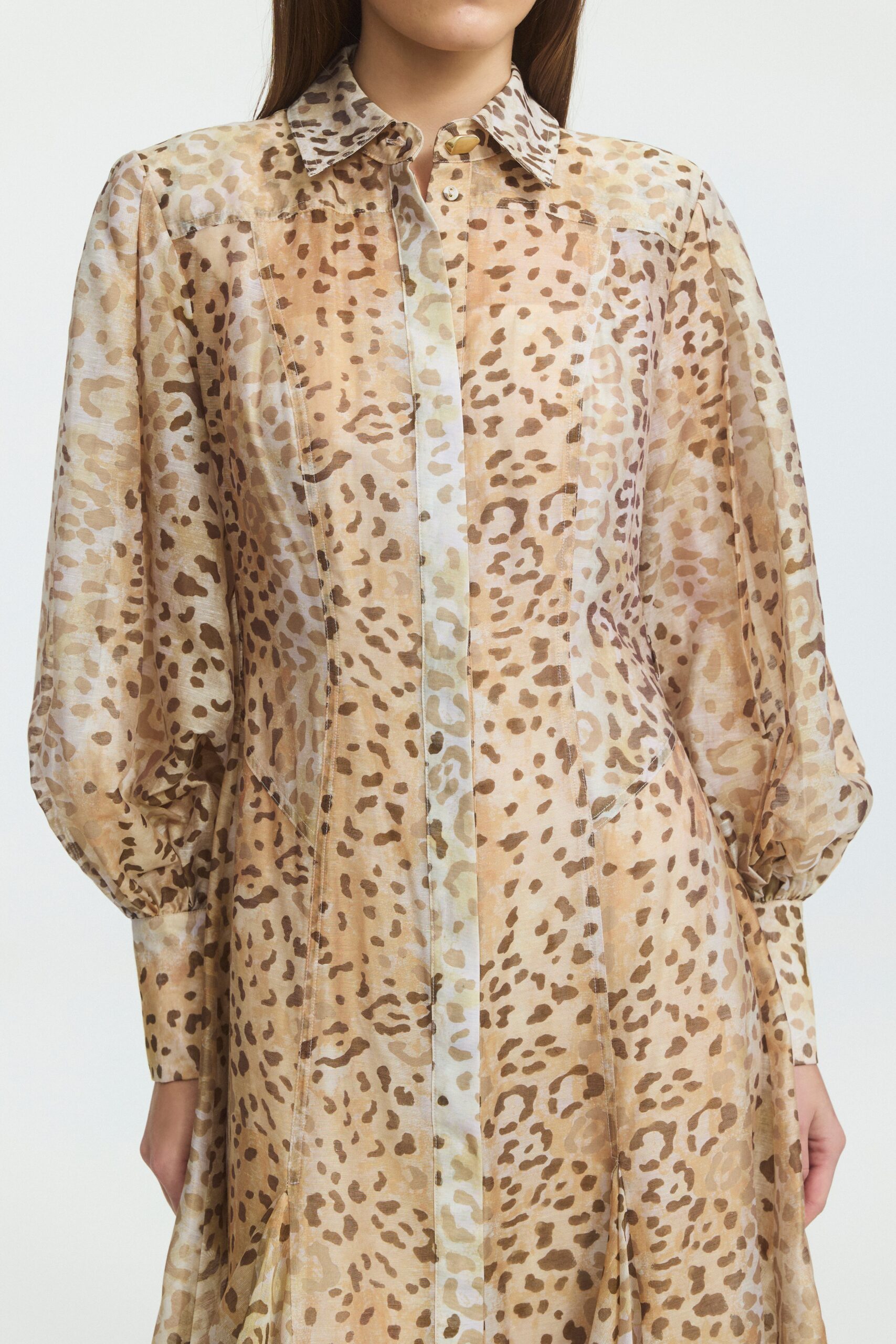 MNAJE300826190239166_3 Aje Caelia Midi Shirt Dress - Image 3