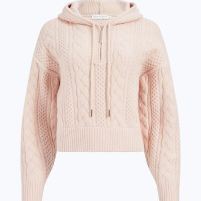 Aje Cable Knit Hoodie - Image 2