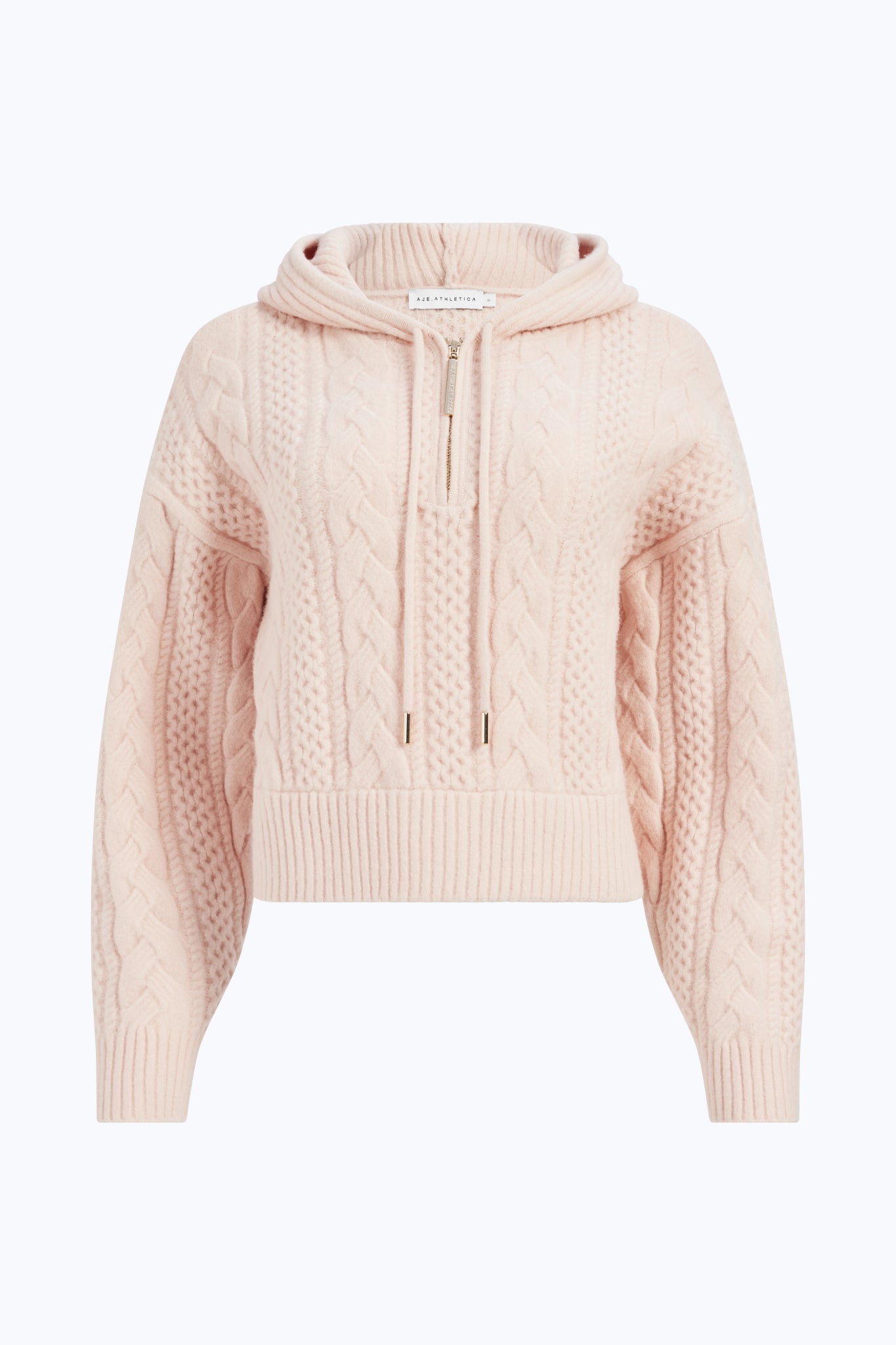 Aje Cable Knit Hoodie - Image 2