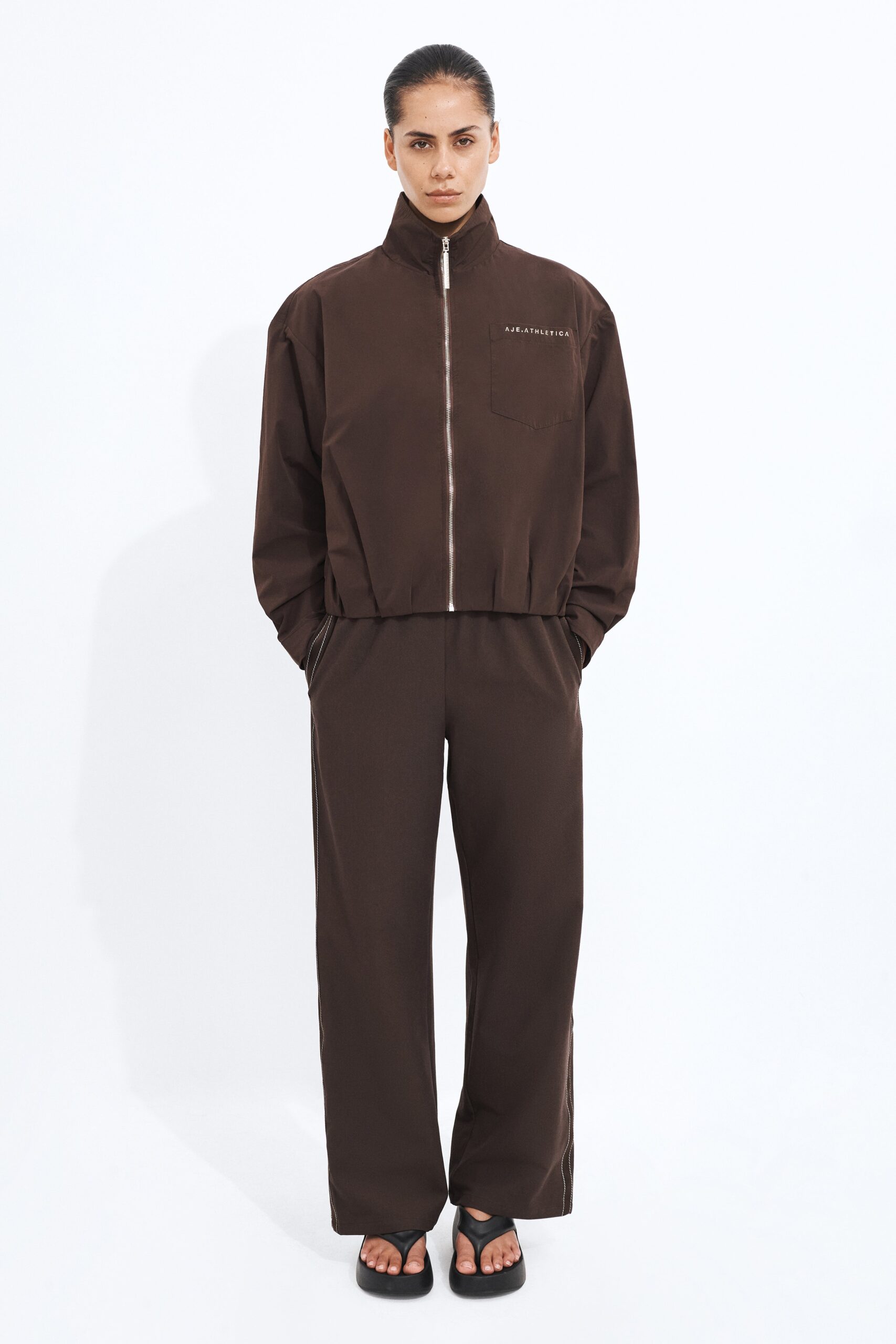 Aje Bubble Hem Shirt - Image 1