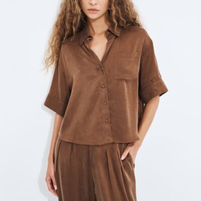 Aje Brooke Short Sleeve Shirt - Image 1
