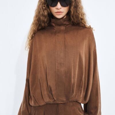 Aje Brooke Bubble Hem Jacket - Image 1