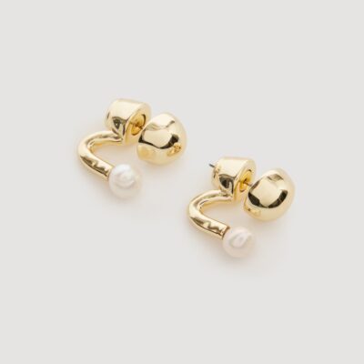 Aje Briella Half Hoop Earring - Image 2