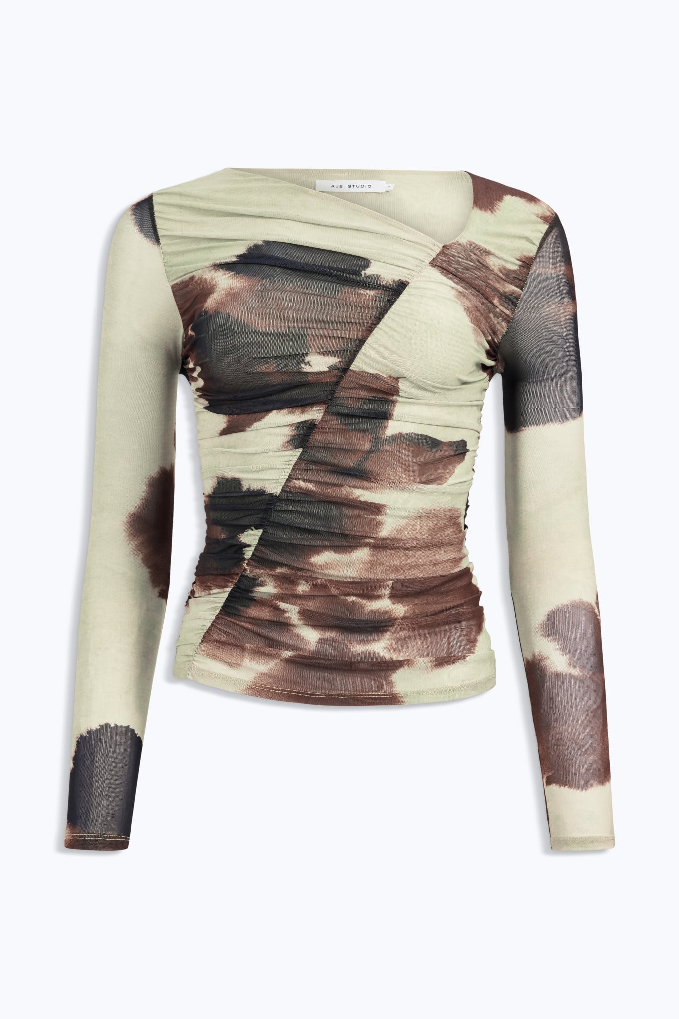 Aje Bailey Long Sleeve Mesh Top - Image 2