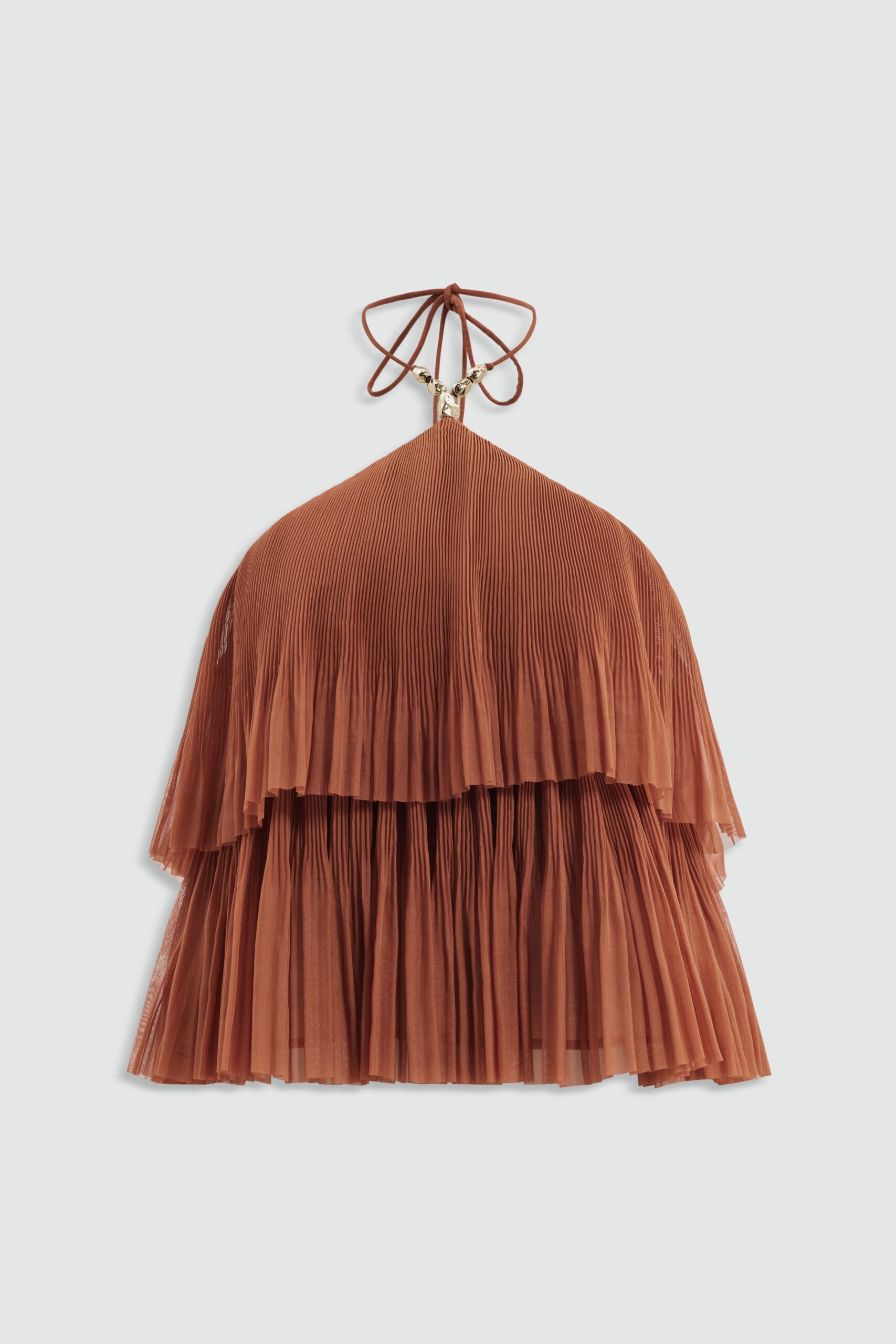 MNAJE300826190239189_2 Aje Aven Pleated Top - Image 2