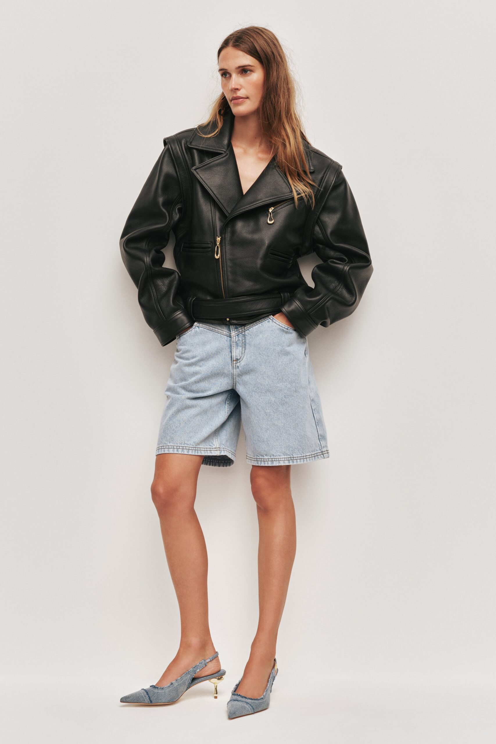 Aje Ashton Leather Jacket - Image 1