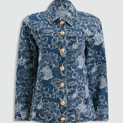 Aje Arlo Jacquard Denim Jacket - Image 2