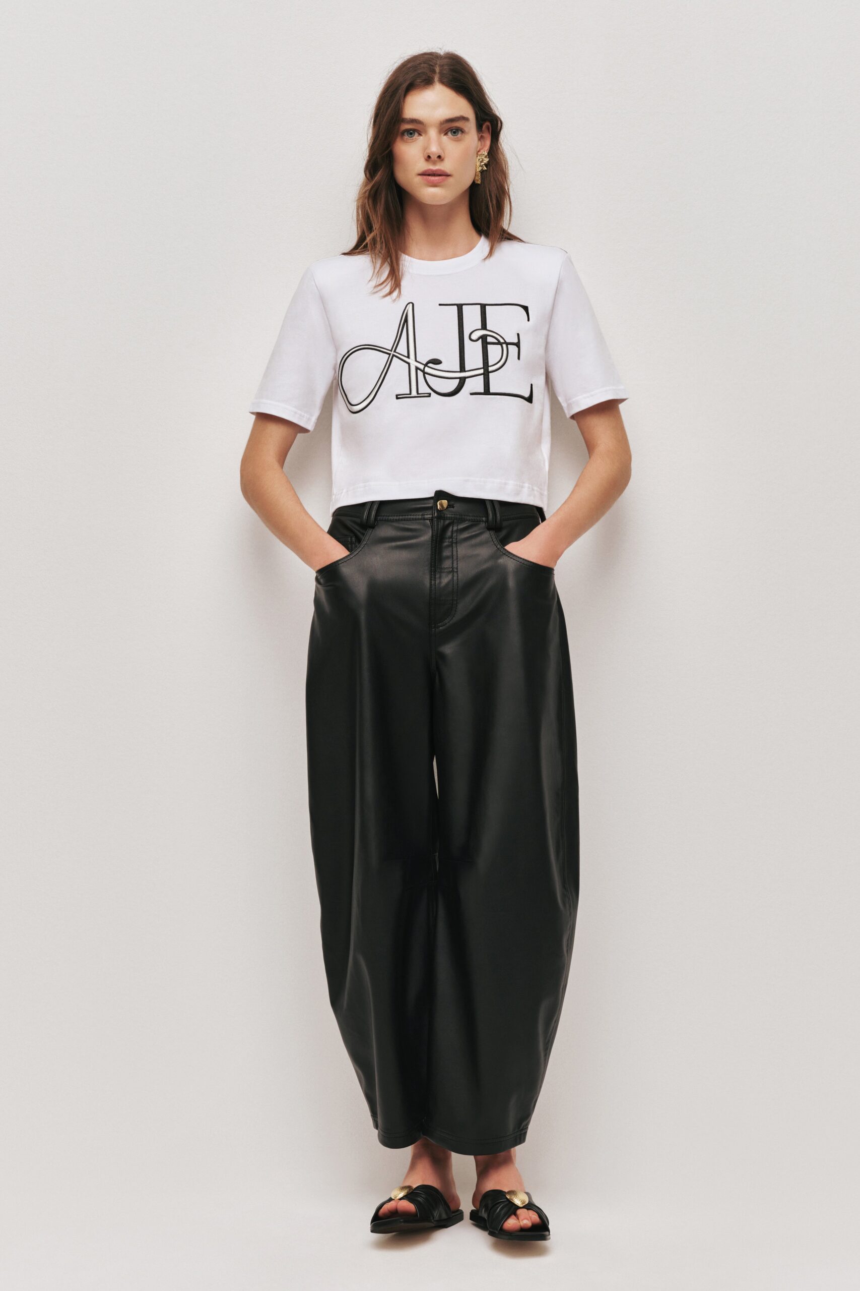 Aje Alix Cropped Tee - Image 1