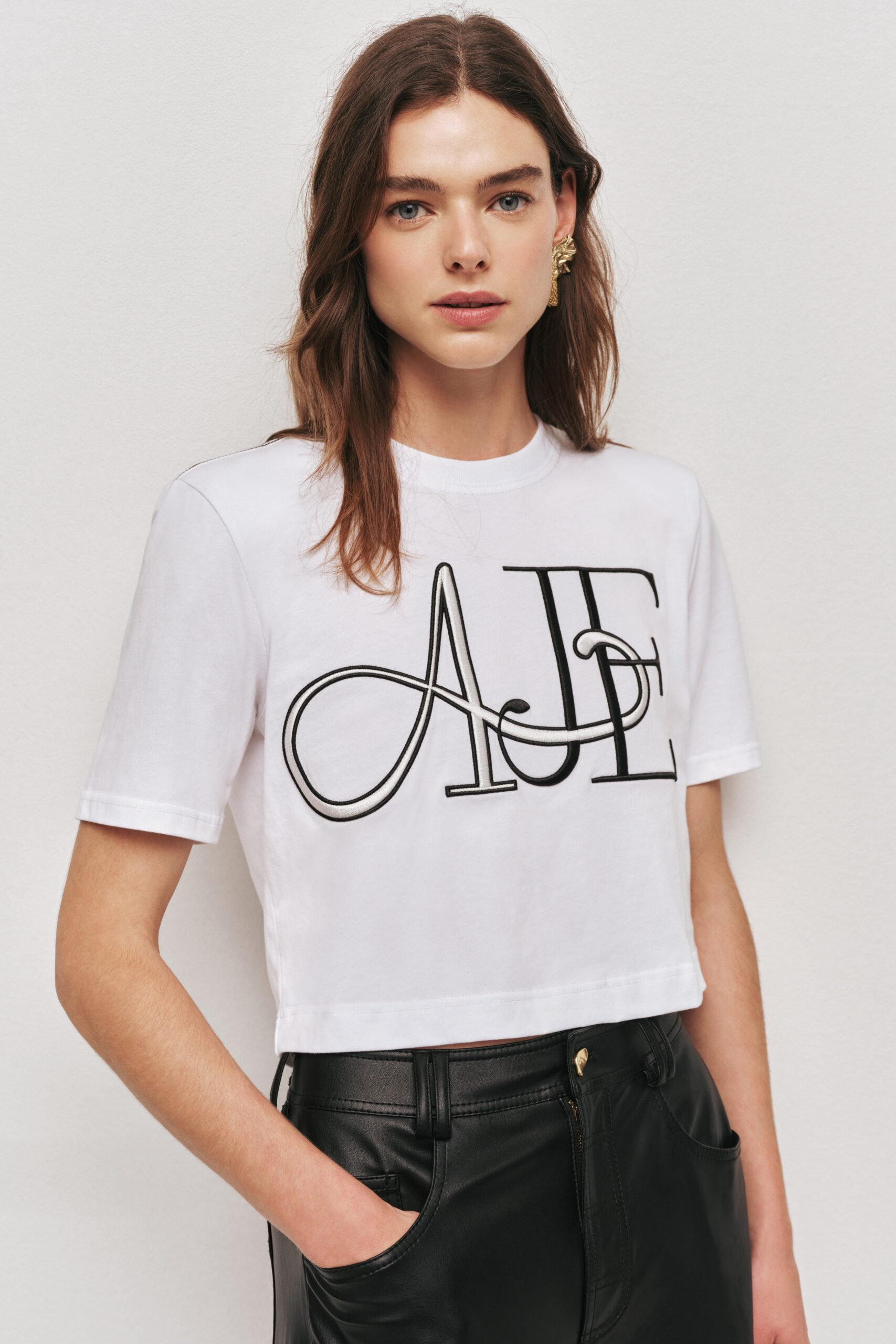 Aje Alix Cropped Tee - Image 3
