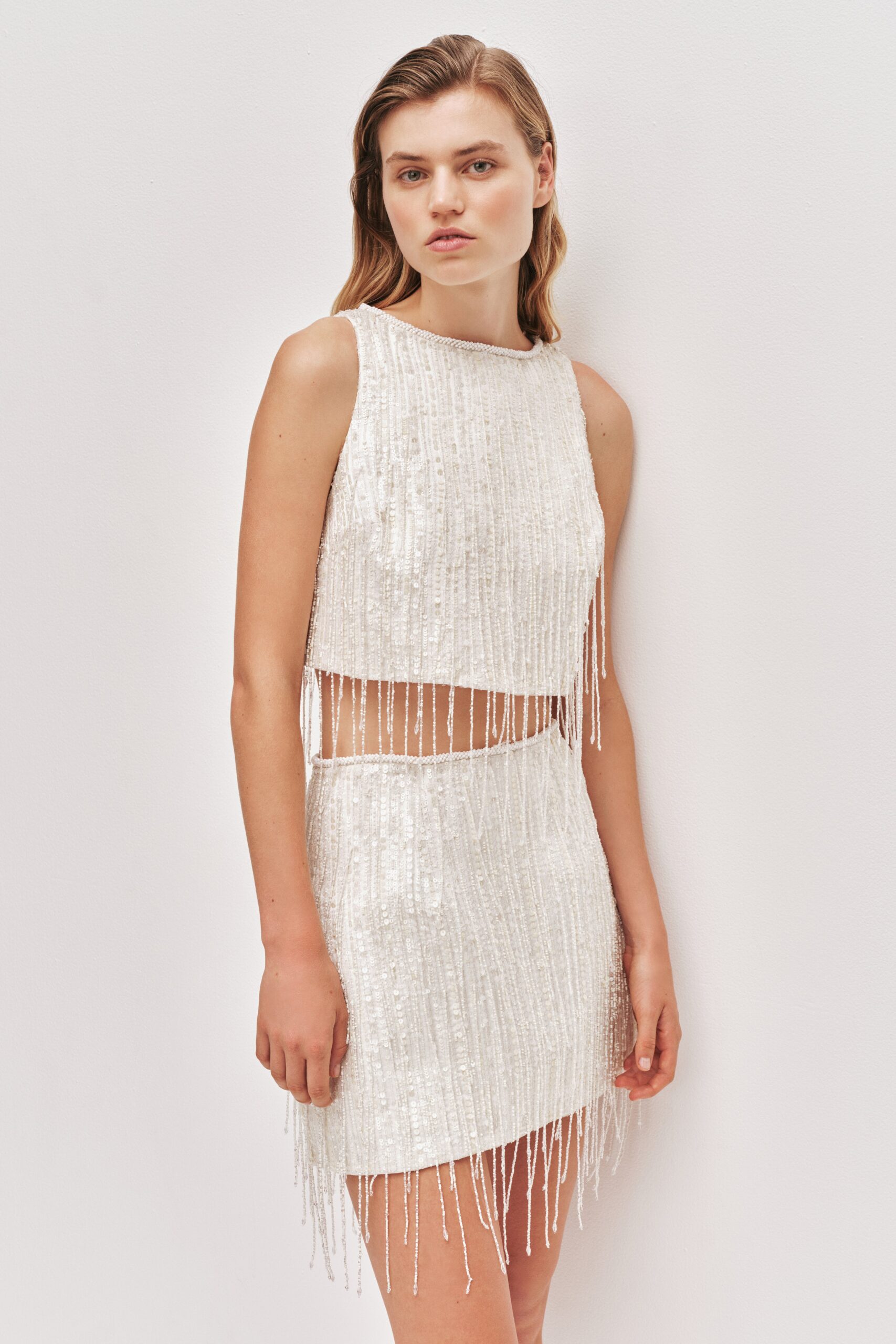 MNAJE300826190239234_3 Aje Aire Sequin Top - Image 3