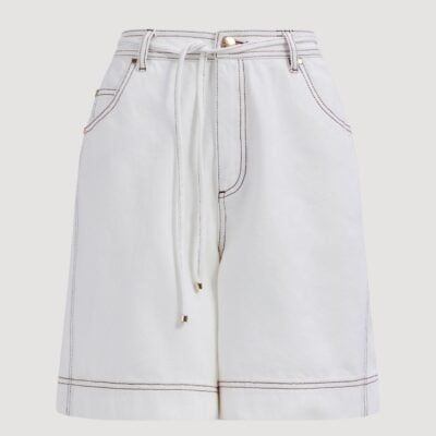 Aje Zella Denim Short - Image 2