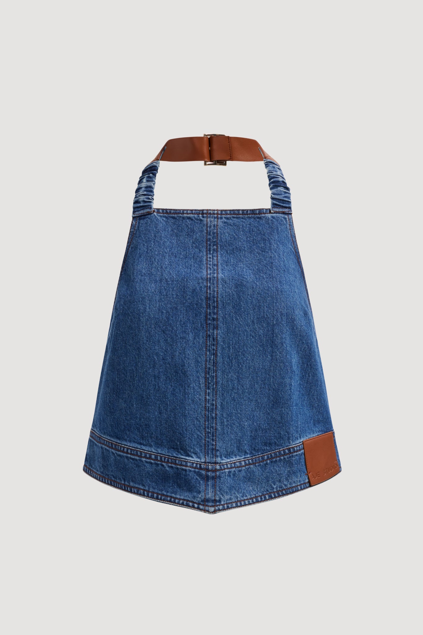 MNAJE300826190239262_2 Aje Zella Denim Halter - Image 2