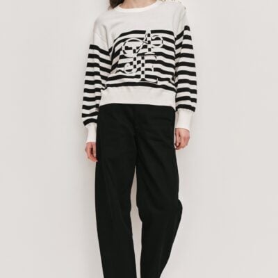 Aje Zara Logo Knit Jumper - Image 1