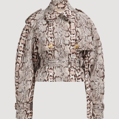 Aje Winn Cropped Trench - Image 2