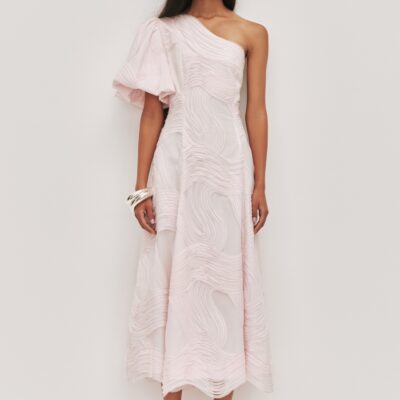 Aje Wave One Shoulder Dress - Image 1
