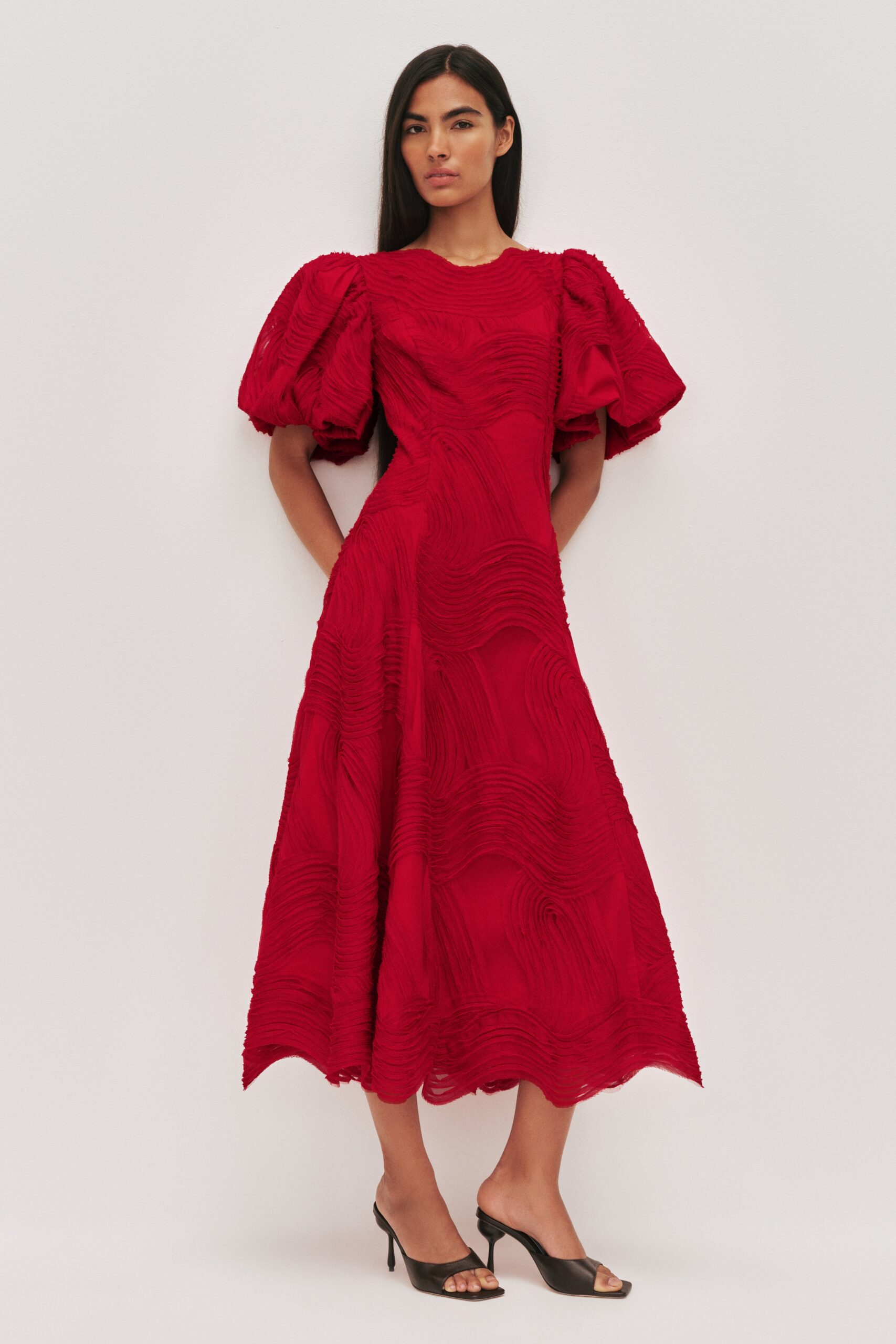 Aje Wave Midi Dress - Image 3