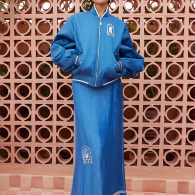 Alemais Yasmeen Embellished Bomber Jacket - Image 2