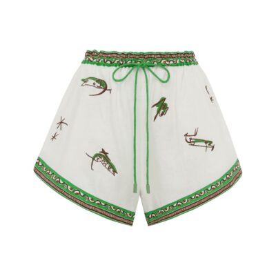 Alemais Wanda Embroidered Short - Image 1
