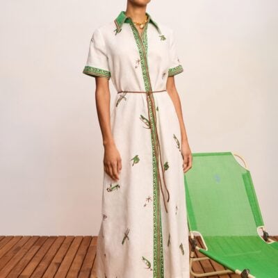 Alemais Wanda Embroidered Shirtdress - Image 2