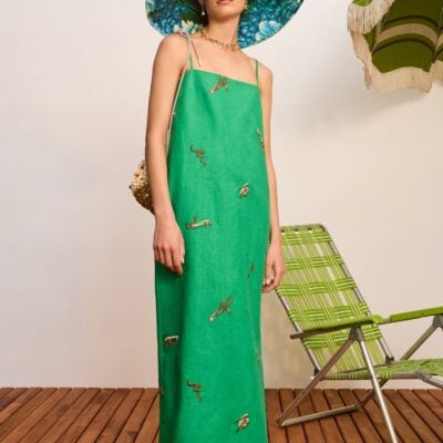 Alemais Wanda Embroidered Midi Dress - Image 2