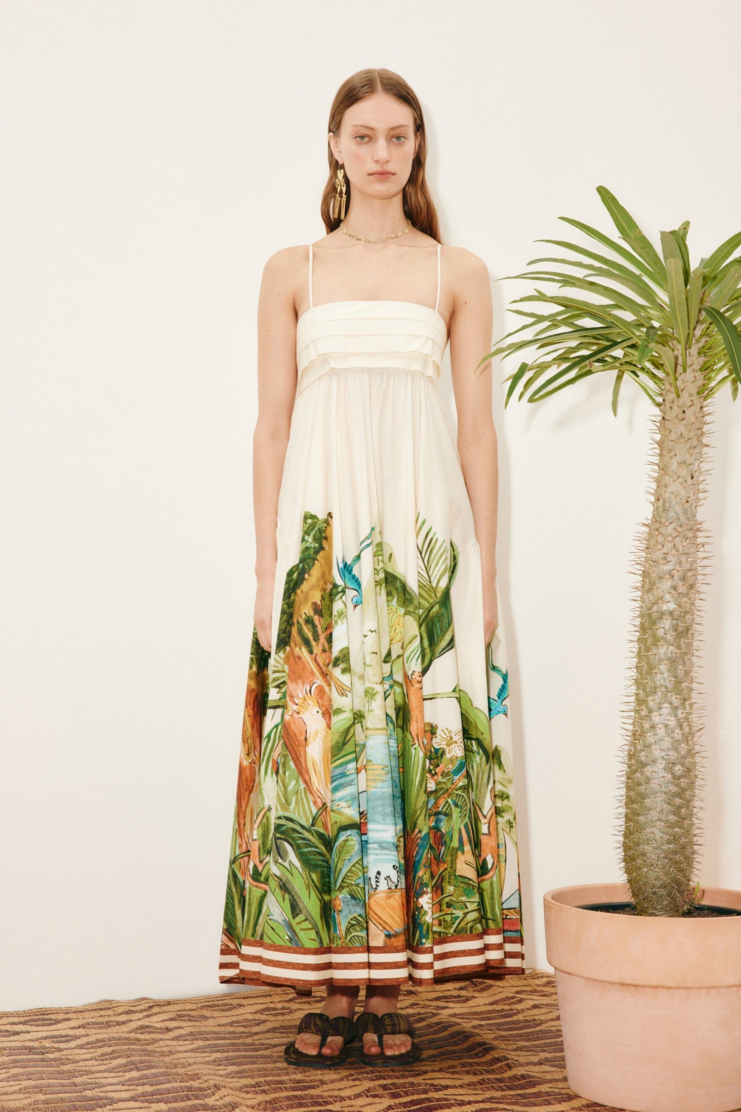 MNAL050826055500039_2 Alemais Toucan Tango Midi Dress - Image 2