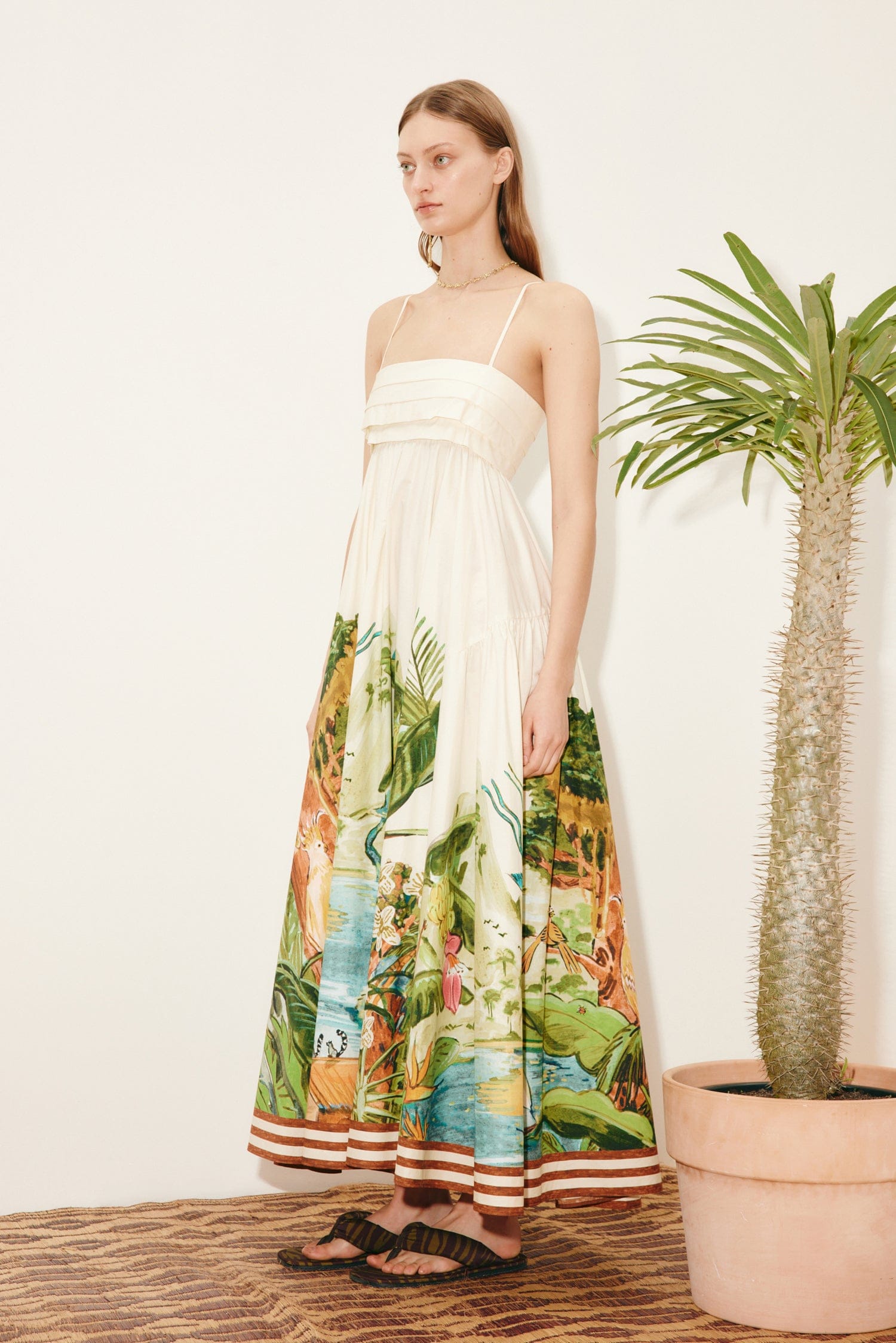 MNAL050826055500039_3 Alemais Toucan Tango Midi Dress - Image 3