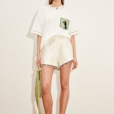 Alemais Toucan Tango Embroidered Pocket Tee - Image 2