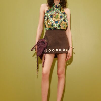 Alemais Tobe Denim Skirt - Image 2
