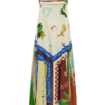 Alemais Tangible Love Silk Midi Dress - Image 1