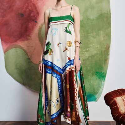 Alemais Tangible Love Silk Midi Dress - Image 2