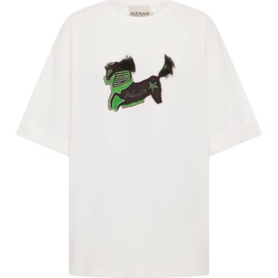 Alemais Tangible Love Embroidered Tee - Image 1