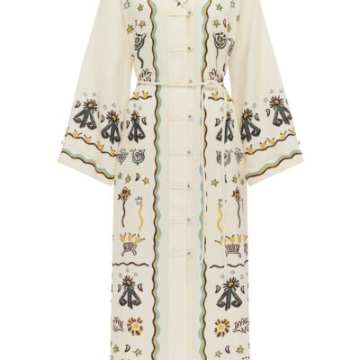 Alemais Sun Dancer Shirtdress - Image 1