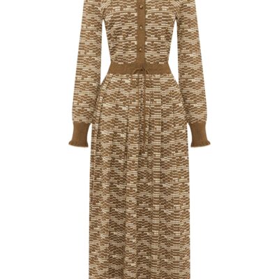 Alemais Stefanie Knit Shirtdress - Image 1