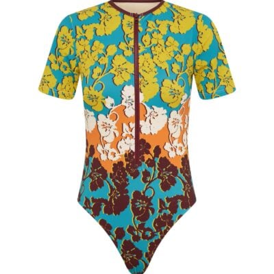 Alemais Splice Short Sleeve One Piece - Image 1