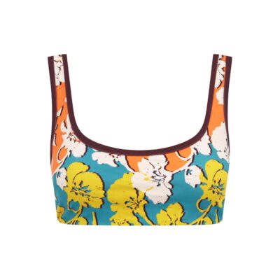 Alemais Splice Scoop Neck Top - Image 1