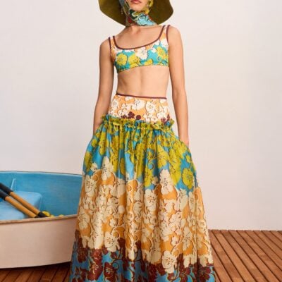 Alemais Splice Midi Skirt - Image 2