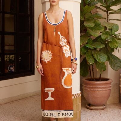 Alemais Soleil D'amour Silk Midi Dress - Image 2